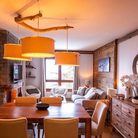 Arcs 1950 Appartement Luxe Type Chalet 5 A 7 Personnes Vue Imprenable Sur Le Montblanc Skis Aux Pieds Les Arcs  Exterior foto