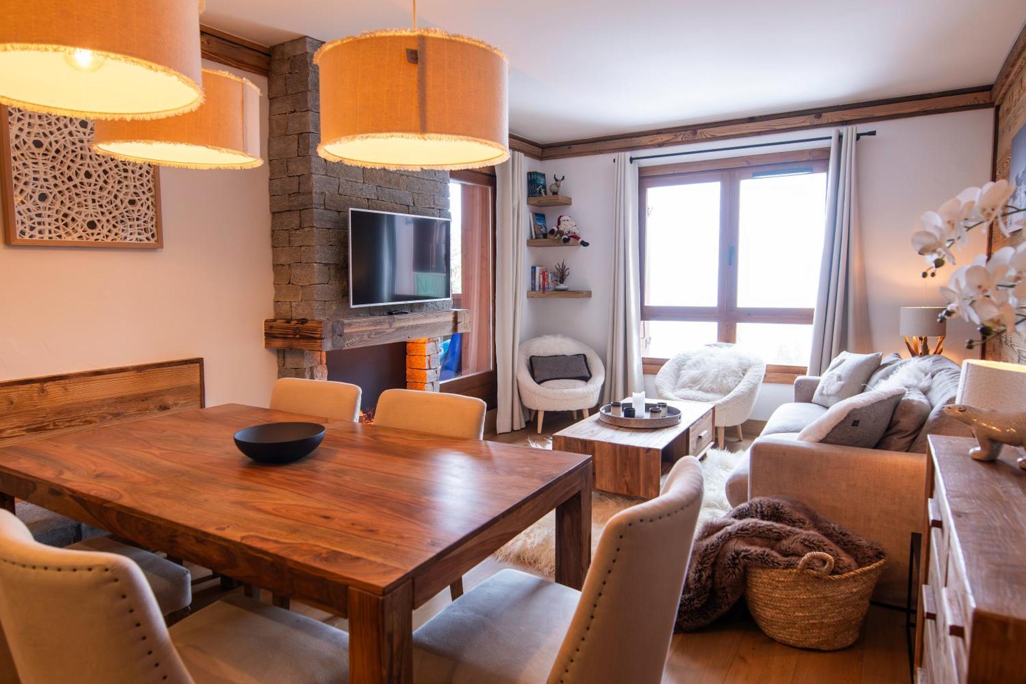 Arcs 1950 Appartement Luxe Type Chalet 5 A 7 Personnes Vue Imprenable Sur Le Montblanc Skis Aux Pieds Les Arcs  Exterior foto